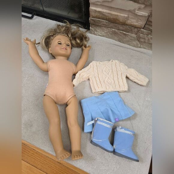American Girl 18"  Doll Blonde Hair Isabelle Doll Brown Eyes Pleasant Co Vtg - Picture 3 of 15